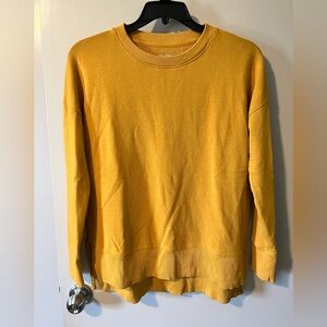 Time and Tru Mustard Knit Top
